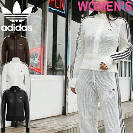 adidas Originals アディダス オリジナルス WQ801 KNITTED CROCHET FIREBIRD TRACK TOP (レディース) ニット クロシェ ファイヤーバード トラックトップ アウター 長袖 KC6496 KC6497 KE0202 トップス ストリート スポーツ レディース 3カラー 国内正規 2026SS