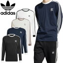 adidas Originals アディダス オリジナルス BVB94 ADICOLOR CLASSICS 3 STRIPES LONG SLEEVE TEE アディカラー クラシックス スリー ストライプス ロングスリーブ ティー ロンT Tシャツ 長袖 トップス ストリート メンズ レディース ユニセックス 4カラー 国内正規 2025SS
