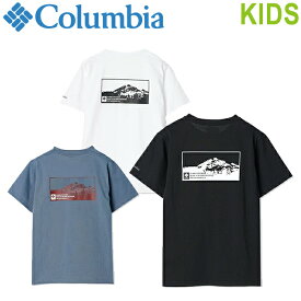 Columbia コロンビア PY0292 Y JAMES BROOK SHORT SLEEVE TEE (キッズ) ジェームス ブルック ショートスリーブ ティー Tシャツ 半袖 UVカット アウトドア キャンプ 子供用 子供服 キッズ 3カラー 国内正規 2023SS 20%OFF セール