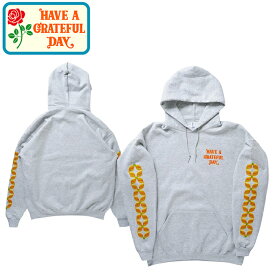 HAVE A GRATEFUL DAY ハブ ア グレイトフル デイ GDC0184SLV6 HOODIE SWEATSHIRT -SLEEVE#6 フーディー スウェット シャツ スリーブ プリント パーカー プルオーバー オーバーサイズ 裏起毛 ロゴ ストリート ナチュラル メンズ ユニセックス 1カラー 10%OFF セール