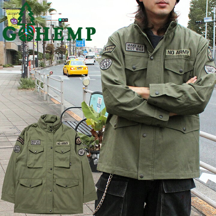 楽天市場】GOHEMP ゴーヘンプ GHJ6180BSN PEACE JACKET ピース 