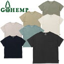 GOHEMP ゴーヘンプ GHC4290RG25 WIDE PK TEE ワイド ポケット ティー Tシャツ 胸ポケ ポケT 麻 トップス 半袖 ナチュラル カジュアル アウトドア メンズ レディース ユニセックス 7カラー 2025SS