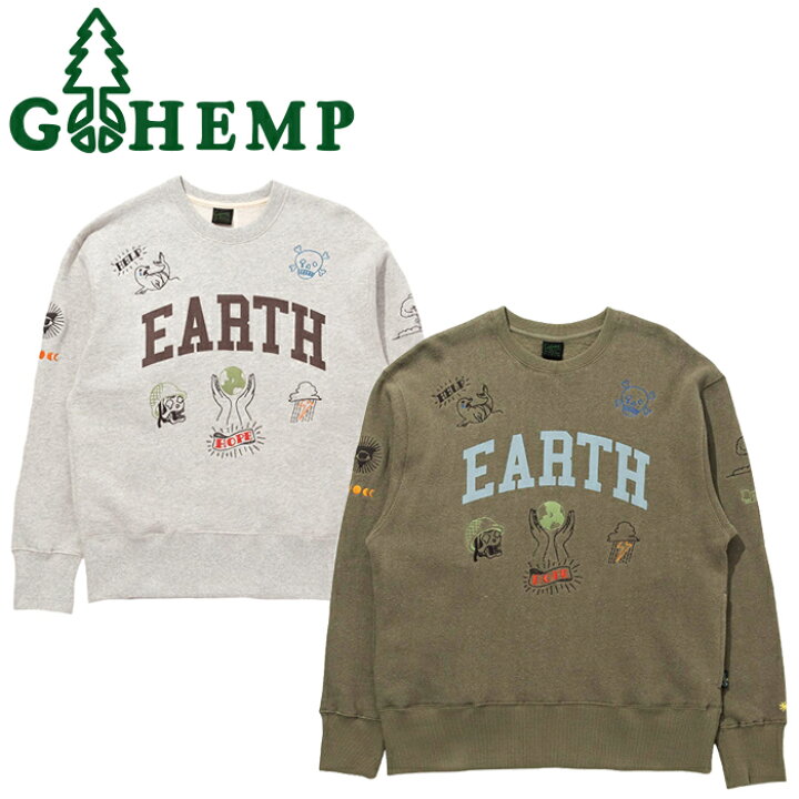 楽天市場】【SALE/20%OFF】GOHEMP ゴーヘンプ GHC4467ERT EARTH CREW 
