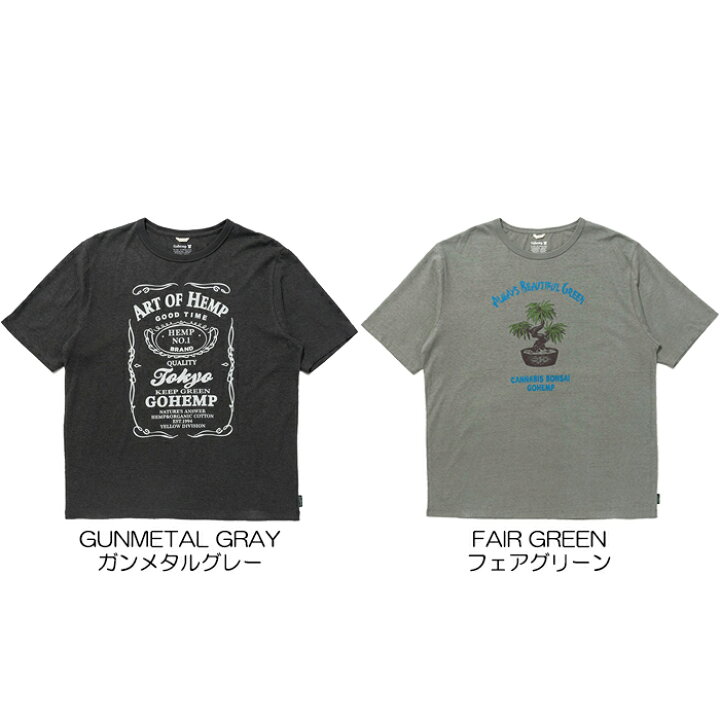 楽天市場】GOHEMP ゴーヘンプ GHC4532VRT FOUR GRAPHIC WIDE FITS TEE 