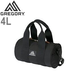 GREGORY グレゴリー DRUM BAG MINI 4L ドラム バッグ ミニ 4リットル 1481861041 リュック バックパック 鞄 ストリート アウトドア メンズ レディース ユニセックス ブラック 国内正規 2023AW