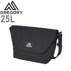 GREGORY グレゴリー AUTHENTIC MESSENGER 25L オーセンティック メッセンジャー 25リットル 1500871041 バックパック ショルダーバッグ 鞄 かばん ロゴ 通勤 通学 旅行 メンズ レディース ユニセックス ブラック 国内正規 2024SS