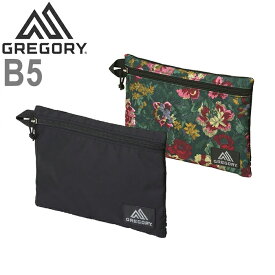 GREGORY グレゴリー ENVELOPE POUCH B5 エンベロップ ポーチ 1047240511 1047231041 小物入れ トラベルポーチ バッグインバッグ 花柄 ギフト プレゼント アウトドア メンズ レディース ユニセックス 2カラー 国内正規