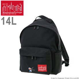 Manhattan Portage マンハッタン ポーテージ MP1210-2DORA24 BIG APPLE BACKPACK 2 DORAEMON 2024 14L ビッグ アップル バッグパック 2 ドラえもん コラボ コーデュラナイロン 通勤 通学 旅行 リュック デイパック メンズ レディース ユニセックス ブラック 国内正規 2024SS