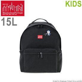 Manhattan Portage マンハッタン ポーテージ MP7208DORA24 BIG APPLE BACKPACK FOR KIDS DORAEMON 2024 15L (キッズ) ビッグ アップル バックパック フォアー キッズ ドラえもん コラボ コーデュラナイロン 通学 遠足 旅行 リュック デイパック ブラック 国内正規 2024SS