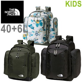 THE NORTH FACE ザ ノースフェイス NMJ72350 K SUNNY CAMPER 40L+6L キッズ サニー キャンパー 40リットル リュック バックパック デイパック 習い事 通学 遠足 旅行 キャンプ ピクニック アウトドア スポーツ 子供用 キッズ 3カラー 国内正規 2024SS