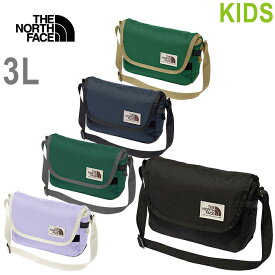 THE NORTH FACEザ・ノース・フェイス NMJ72365 K SHOULDER POUCH 3L キッズ ショルダー ポーチ 3リットル ショルダーバッグ メッセンジャー ポシェット 小物入れ 鞄 登園 通園 保育園 幼稚園 子供用 メンズ レディース ユニセックス 国内正規 2025SS
