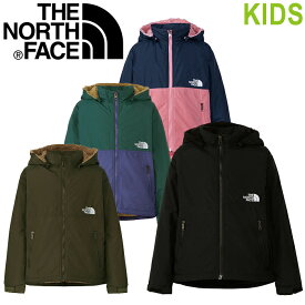 THE NORTH FACE ザ ノースフェイス NPJ72257 COMPACT NOMAD JACKET (キッズ) コンパクト ノマド ジャケット ボア フリース フード取り外し可能 ロゴ刺繍 保温 撥水 上着 アウター アウトドア スポーツ 子供用 子供服キッズ 4カラー 国内正規 2023AW 30%OFF セール