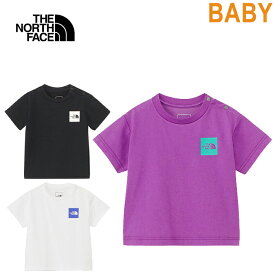 THE NORTH FACE ザ ノースフェイス NTB32358 B S/S SMALL SQUARE LOGO TEE (ベビー) ショートスリーブ スモール スクエア ロゴ ティー Tシャツ 半袖 トップス カットソー ボックスロゴ 出産祝い ギフト ベビー用品 子供服 キッズ 5カラー 国内正規 2023SS 30%OFF セール