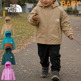 【SALE/10%OFF】THE NORTH FACE ザ・ノース・フェイス NPB72310 B COMPACT JACKET (ベビー) コンパクト ジャケット マウンテンパーカー 撥水 紫外線 UVカット 上着 アウター 出産祝い ギフト 赤ちゃん 新生児 ベビー用品 子供服 キッズ ベビー 10カラー 国内正規