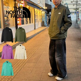 THE NORTH FACE ザ ノースフェイス NP72130 THE COACH JACKET ザ コーチ ジャケット ウインドブレーカー スクエアロゴ ワッペン アウター 防風 撥水 静電ケア ストリート アウトドア スポーツ キャンプ メンズ ユニセックス 5カラー 国内正規 2024SS 10%OFF セール