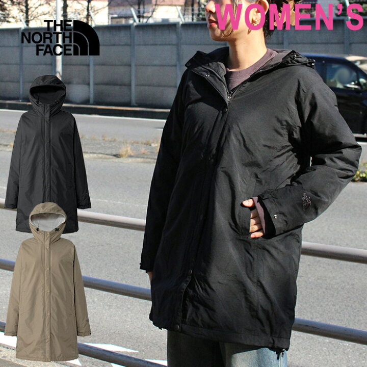 THE NORTH FACE ザ・ノース・フェイス NPW72532 COMPACT NOMAD COAT (レディース) コンパクト ノマドコート  裏地フリース ロング 軽量 アウター 上着 撥水 防風 保温 静電ケア ストリート アウトドア キャンプ レディース 2カラー 国内正規 2025AW  ...