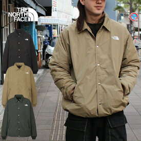 THE NORTH FACE ザ・ノース・フェイス NY82550 INSULATION COACH JACKET インサレーション コーチ ジャケット ストリート ミリタリー アウトドア アウター 中綿 撥水 防寒 保温 メンズ ユニセックス 3カラー 国内正規 20%OFF セール