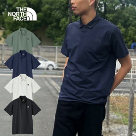 THE NORTH FACE ザ・ノース・フェイス NT22598 S/S TECH POLO ショートスリーブ テック ポロ Tシャツ TEE ロゴ 消臭 ポロシャツ トップス アウトドア ゴルフ スポーツ ビジネス サステナブル 速乾 半袖 メンズ ユニセックス 4カラー 国内正規 10%OFF セール