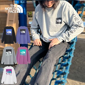 THE NORTH FACE ザ ノースフェイス NT32438 L/S SLEEVE GRAPHIC TEE ロングスリーブ スリーブ グラフィックティー Tシャツ ロンT プリント ロゴ 長袖 トップス ストリート アウトドア スポーツ メンズ ユニセックス 5カラー 国内正規 2024SS