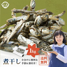 「瀬戸内海のかたくちいわし使用！老舗しらす屋の1匹ずつ吟味加工した うま味いりこ (1000g) 」 送料無料 [ 煮干し 煮干 にぼし ニボシ カタクチイワシ 瀬戸内海産 国産 無添加 無着色]