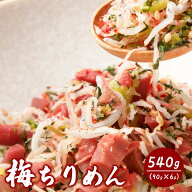 梅 ちりめん 540g（90g×6p） 産地直送 瀬戸内海産 鮮度抜群 ご飯のお供 おにぎりの具 お取り寄せ おじゃ…