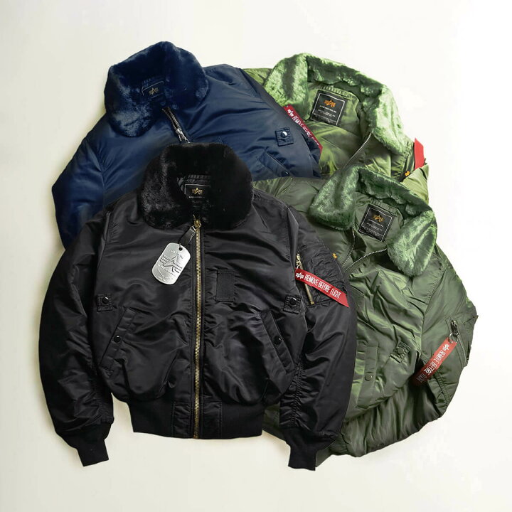 楽天市場】アルファ インダストリーズ ALPHA INDUSTRIES B-15 フライト 