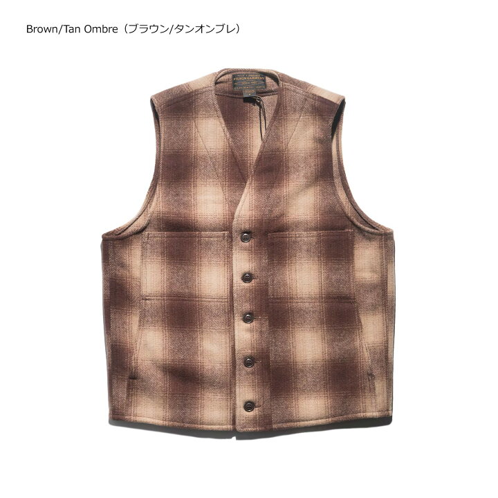 楽天市場】フィルソン FILSON マッキーノ ウール ベスト チェック 