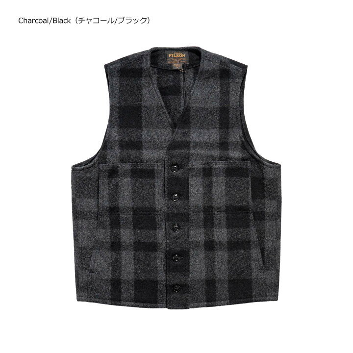 楽天市場】フィルソン FILSON マッキーノ ウール ベスト チェック 