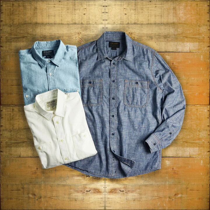 楽天市場】フィルソン FILSON シャンブレーCPOシャツ ｜ 長袖 