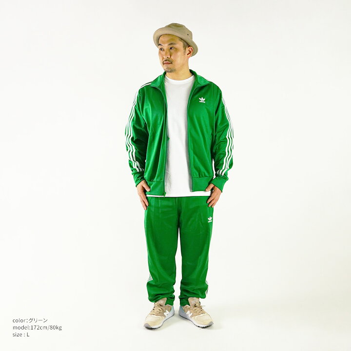adidas ファイヤーバード トラックトップジャージミントグリーン M 