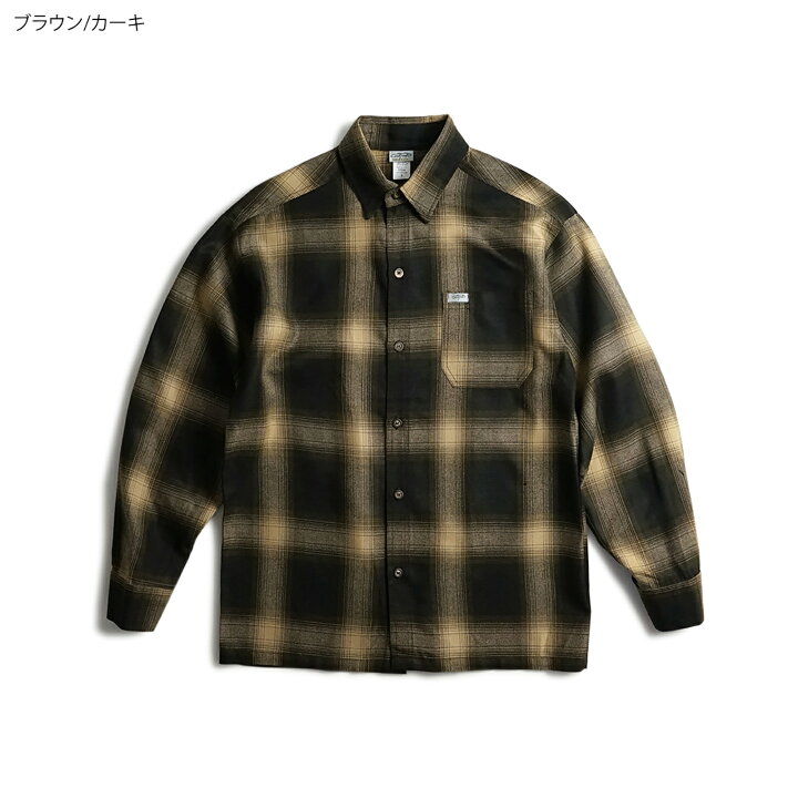 楽天市場】キャルトップ CALTOP #2000LS オンブレ チェック 長袖 