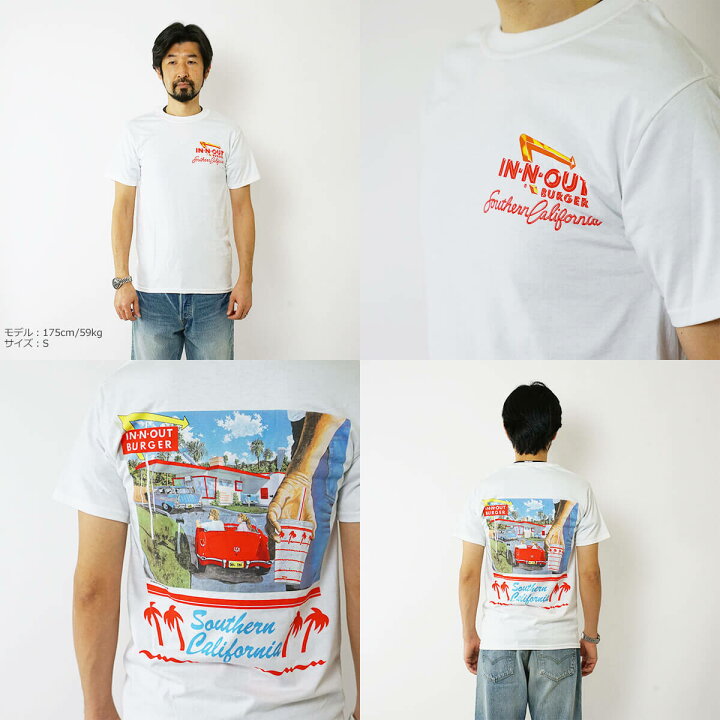 楽天市場】インアンドアウトバーガー 半袖 Tシャツ 1990 