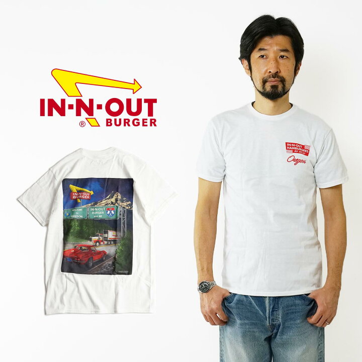 楽天市場 インアンドアウトバーガー 半袖 Tシャツ 15 オレゴン オリジナル ホワイト メンズ S Xxl In N Out Burger ご当地tシャツ 海外買い付け Jalana ジャラーナ