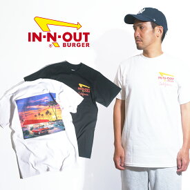 インアンドアウトバーガー 半袖 Tシャツ 2022 インアンドアウトゴールデンアワー (メンズ S-XXL In-N-Out Burger ご当地Tシャツ 海外買い付け スーベニア)