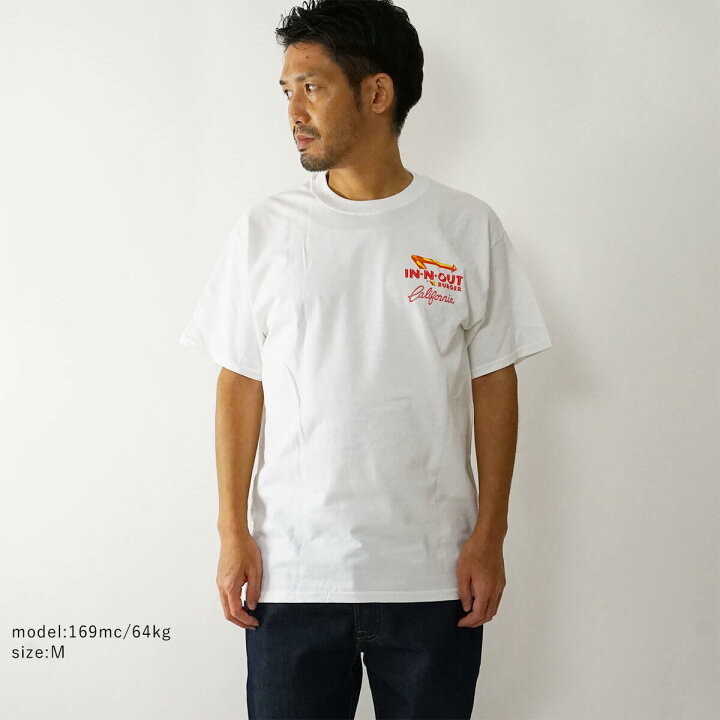 楽天市場 インアンドアウトバーガー 半袖 Tシャツ 04 フレッシュアンドファーストカリフォルニア ホワイト メンズ S Xxl In N Out Burger ご当地tシャツ 海外買い付け Jalana ジャラーナ