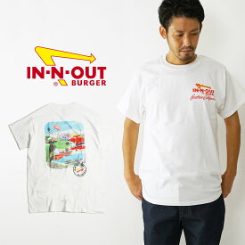 【クーポン配布中】インアンドアウトバーガー 半袖 Tシャツ 1988 40th アニバーサリー ホワイト(メンズ S-XXL In-N-Out Burger ご当地Tシャツ 海外買い付け スーベニア)