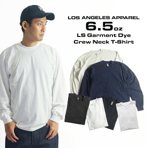 ���T���[���X�A�p���� LOSANGELES APPAREL 1807GD 6.5�I���X �K�[�����g�_�C �N���[�l�b�N ����T�V���c �b �����Y ���M�����[�T�C�Y �傫���T�C�Y S-XXL 2XL �A�����J�� �z���C�g �u���b�N �Z�����g �l