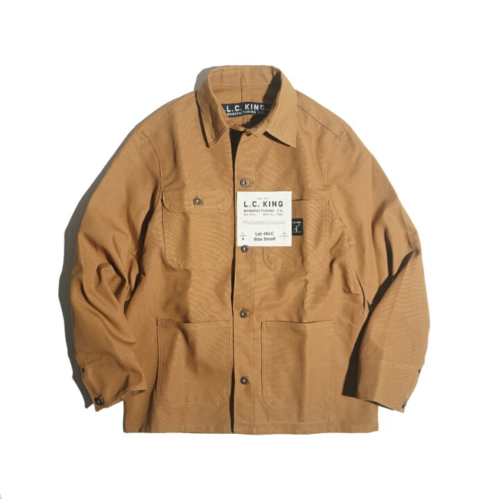 楽天市場】L.C.キング LOT46LC カバーオール ブラウン ダック 
