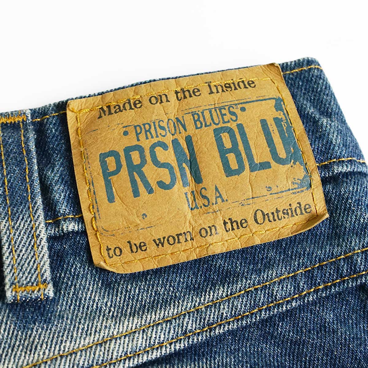 楽天市場】PRISON BLUES プリズンブルース ダブルニーワークジーンズ 