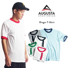 オーガスタスポーツウエア　AUGUSTA SPORTSWEAR 710 半袖 リンガーTシャツ (メンズ S-XXL 4.8オンス 無地)