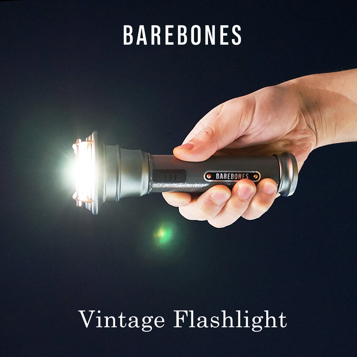 ベアボーンズ オンライン限定商品 BAREBONES ヴィンテージ フラッシュライト 懐中電灯 LED ハンドライト 防水 ブランド品 充電式