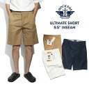 【クーポン配布中】ドッカーズ DOCKERS アルティメット9.5インチショーツ ｜ メンズ 30-42 チノパンツ コットンチノ 綿チノ ノータック チノーズ トラウザー