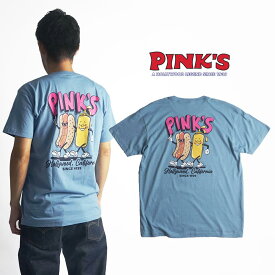 ピンクス ホットドッグス PINKS HOTDOGS 半袖 Tシャツ ハリウッドカリフォルニア（メンズ S-XXL 海外買い付け スーベニア ご当地）