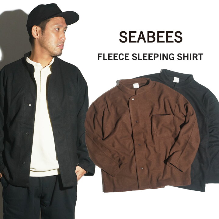 楽天市場】シービーズ SEABEES フリーススリーピングシャツ ｜ メンズ 