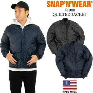 yN[|zzzXibvEGA SNAPfNfWEAR #1000 LgWPbg b Y LeBO WPbg AJ MADE IN USA QUILTED JACKET  AE^[ Ci[ TCY S M L XL ubN 
