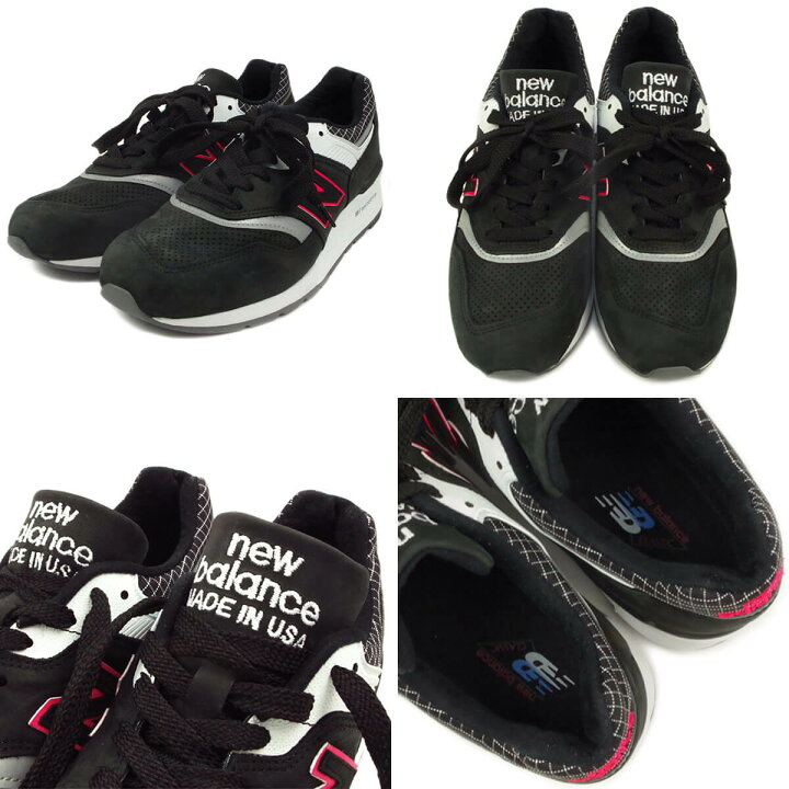 楽天市場】ニューバランス new balance M997CR ブラック/ホワイト 