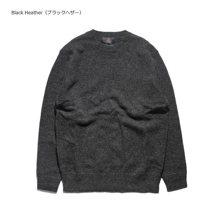 PENDLETON ウールセーター M 洗えるウール ダークグレー
