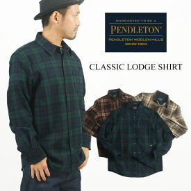 ペンドルトン PENDLETON 長袖 ウールシャツ　クラッシック ロッジシャツ ｜ CLASSIC LODGE SHIRT チェックシャツ