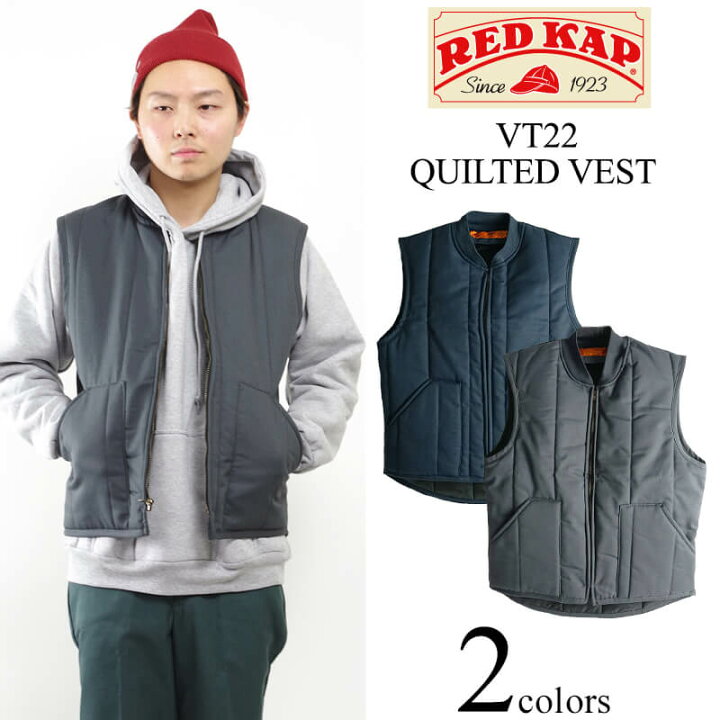 楽天市場】レッドキャップ REDKAP #VT22 キルテッドベスト ｜ ベスト 