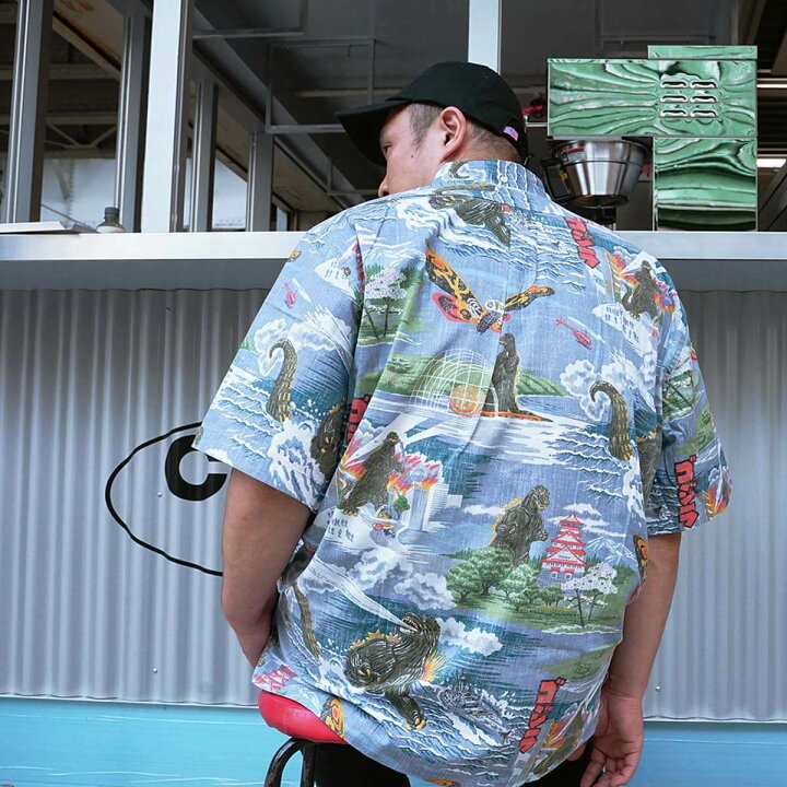 楽天市場】レインスプーナー × ゴジラ REYN SPOONER X GODZILLA 半袖 